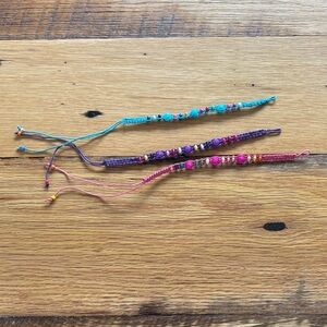 Colorful Beaded Friendship Bracelets